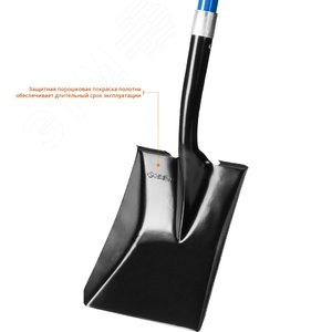 Лопата ''СТАРАТЕЛЬ'' совковая, фиберглассовый черенок, Профессионал - фото 2