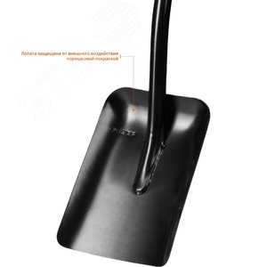 Лопата ''АРТЕЛЬ'' совковая, стальной черенок, с рукояткой, Профессионал - фото 2