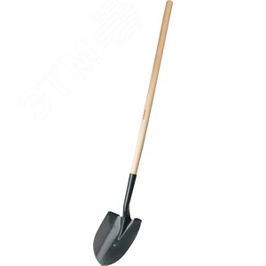 Штыковая лопата для земляных работ МАСТЕР, ЛСГ, деревянный черенок, 1500 мм.