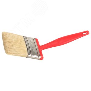 Кисть плоская ''БСГ-50'', с быстросъемной головой, натуральная щетина, пластмассовая ручка, 50мм - фото 2