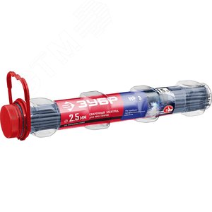 Электроды МР-3 рутиловый, d 2,5x350 мм, 1,5 кг в ПВХ тубе. - фото 1