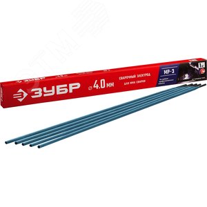 Электроды МР-3 рутиловый, d 4.0x450 мм, 1 кг в коробке. - фото 1