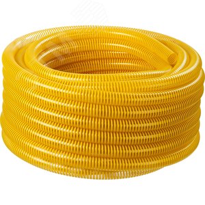 Изображение товара Шланг напорно-всасывающий со спиралью ПВХ, 10 атм, 38мм х 15м (шт)