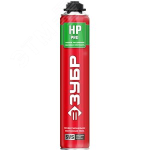 Пена монтажная с низким расширением пистолетная, всесезонная, 800мл, SVS, PRO HP - фото 1