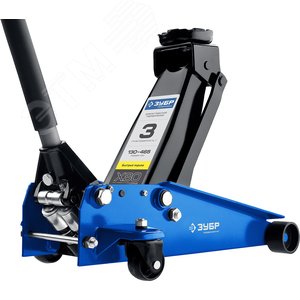 Домкрат подкатной с быстрым подъемом для СТО X80 3т, 130-465мм, Профессионал - фото 3