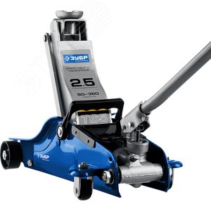 Домкрат подкатной с низким подхватом и поворотной ручкой Профессионал Т-65 2.5т 90-360мм - фото 2