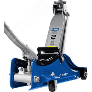 Домкрат подкатной с увеличенным подъемом и низким подхватом Профессионал Т-55 2т 80-380мм - фото 3