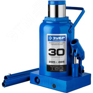 Домкрат бутылочный гидравлический 30т, 285-465мм, Профессионал - фото 1