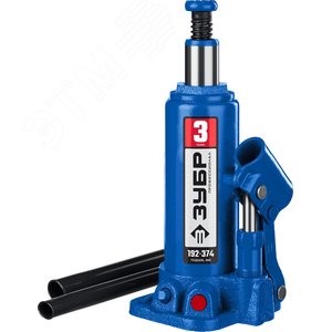 Изображение товара Домкрат бутылочный гидравлический 3т, 192-374мм, Профессионал (шт)
