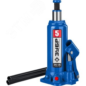 Изображение товара Домкрат бутылочный гидравлический 5т, 215-415мм, Профессионал (шт)