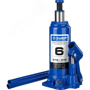 Изображение товара Домкрат бутылочный гидравлический 6т, 215-415мм, Профессионал (шт)