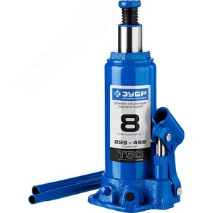 Изображение товара Домкрат бутылочный гидравлический 8т, 228-459мм, Профессионал (шт)