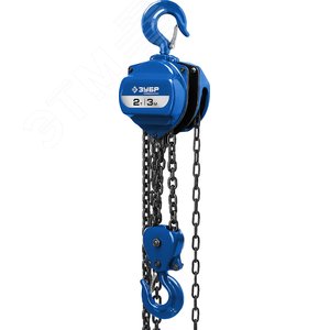 Изображение товара Таль цепная ''ТШ-2-3'' шестеренная, Профессионал 43081-2, 2т / 3м (шт)