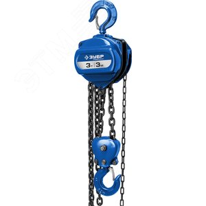 Изображение товара Таль цепная ''ТШ-3-3'' шестеренная, Профессионал 43081-3, 3т / 3м (шт)