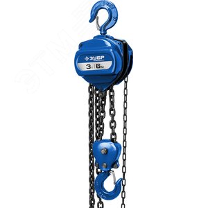 Изображение товара Таль цепная ''ТШ-3-6'' шестеренная, Профессионал 43082-3, 3т / 6м (шт)
