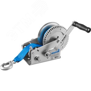 Изображение товара Лебедка ручная барабанная ''Профессионал'', тяговая, ленточная, 1,1т, 10м (шт)