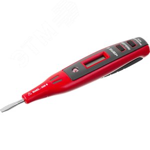 Изображение товара Тестер напряжения ''Мастер'' цифровой со световым индикатором, 12-220В, 140мм (шт)