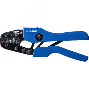 Изображение товара Пресс-клещи для изолированных наконечников и соединительных муфт Профессионал ПК-2 0.5 -6 мм.кв (шт)