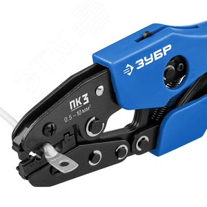 Пресс-клещи для медных наконечников и гильз Профессионал ПК-3 0.5 -10 мм.кв - фото 2