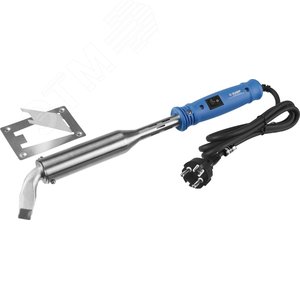 Высокомощный электропаяльник 300Вт с пластиковой рукояткой, выключателем, клин, Ceramic PRO - фото 2