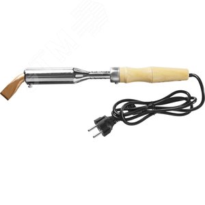 Высокомощный электропаяльник 200Вт с деревянной рукояткой, клин, Ceramic PRO - фото 2