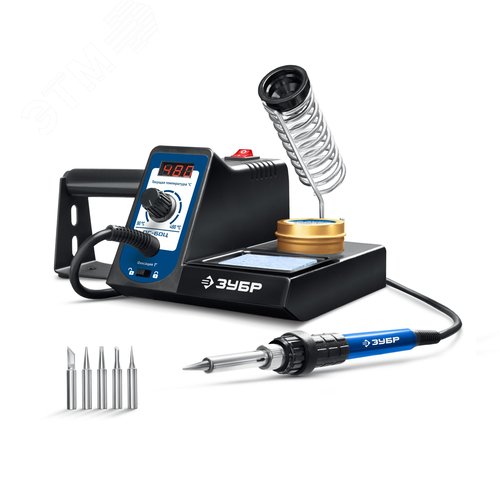 Изображение товара Станция паяльная цифровая, ПС-60Ц, 9-в-1, 90 - 480°C, 60 Вт (шт)