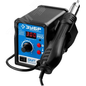 Станция паяльная цифровая 650Вт, 100-500град.C, 120 л/мин, 3 насадки, керамический нагреватель, ПСТ-650 - фото 2