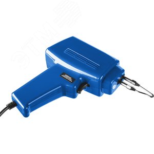 Импульсный паяльник в наборе, 150Вт, нагрев 6 сек., канифоль, припой, 2 сменных жала, в кейсе - фото 2