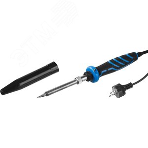 Изображение товара Электропаяльник 40Вт, керамическим нагреватель, конус, с защитным колпачком, 2-к рукояткой, Ceramic PRO (шт)