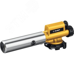 Горелка газовая ГПМ-800 цельнометаллическая, с пьезоподжигом, на баллон с цанговым соединением, 1300град.C, Профессионал - фото 1