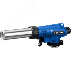 Изображение товара Горелка газовая ГП-500 с пьезоподжигом, на баллон с цанговым соединением, увеличенный выход пламени, 1300град.С, Профессионал (шт)