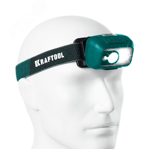 Фонарь налобный аккумуляторный, KH-5, 550 лм, 3 режима, 1800мАч - фото 1