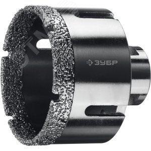 Изображение товара Коронка алмазная высокоскоростная для УШМ (М14) d 65мм по керамограниту и железобетону, Вакуумное Спекание, Профессионал (шт)