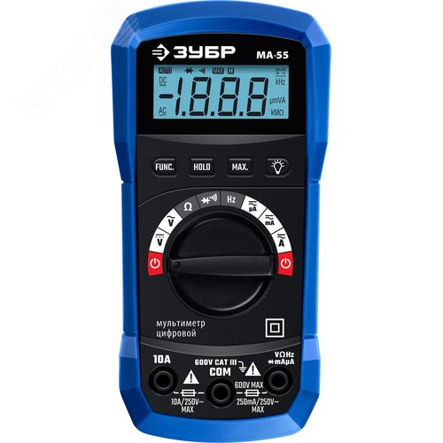 Изображение товара Мультиметр цифровой, МА-55 (шт)