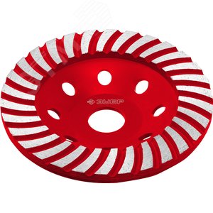 Изображение товара Чашка сегментированная алмазная шлифовальная d 125 мм Турбо, Мастер (шт)