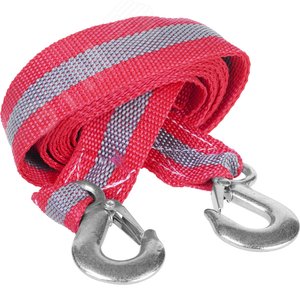 Изображение товара Трос буксировочный ''Мастер'', 2 крюка, сумка, 4м, 5т (шт)