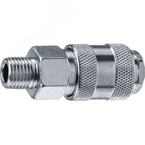 Переходник 1/4''M - рапид муфта Профессионал - фото 1