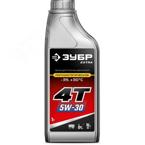 Полусинтетическое масло для 4-тактных двигателей EXTRA 4Т-5W30, 1 л - фото 2