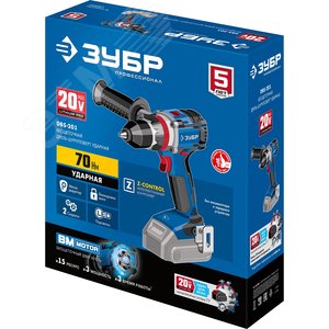Дрель-шуруповерт ударная 20В бесщеточная, без АКБ, в коробке, Профессионал - фото 2