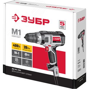 Дрель-шуруповерт сетевая, 400 Вт, 0-750 об/мин - фото 2