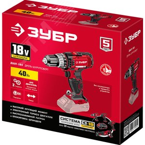 Дрель-шуруповерт ударная 18В, без АКБ, в коробке - фото 2