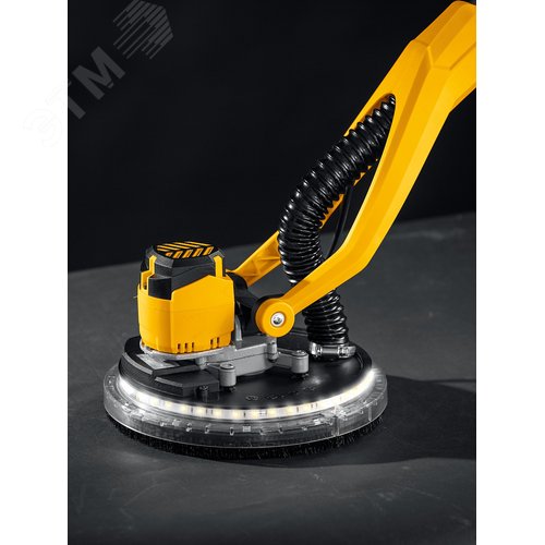 Машина бесщеточная шлифовальная для стен жираф d225 мм, 500 Вт, подсветка, кейс - фото 2