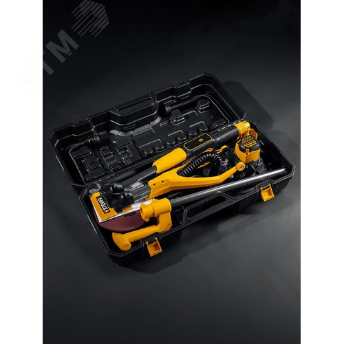 Машина бесщеточная шлифовальная для стен жираф d225 мм, 500 Вт, подсветка, кейс - фото 5