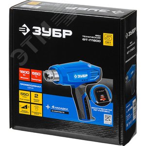 Фен технический (строительный), Профессионал, керамический изолятор, 1800Вт - фото 2