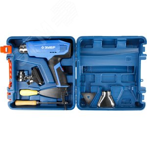 Фен технический (строительный), Профессионал, ЖК-дисплей, кейс, 2000 Вт - фото 4