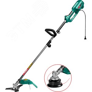 Коса сетевая 1300 Вт, ширина скашивания 38/25 см - фото 1