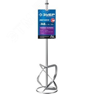 Насадка-миксер ''снизу-вверх'' для тяжелых растворов d 140 мм, М14, Профессионал - фото 1