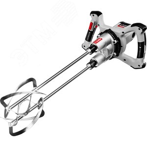 Изображение товара Миксер строительный, двойной, 1400 Вт, 0-520 об/мин (шт)