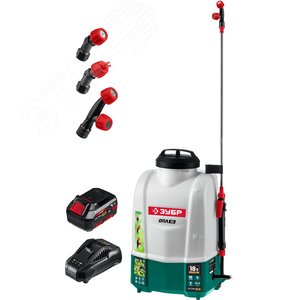 Опрыскиватель аккумуляторный, 10 л бак, 1 АКБ (4Ач), Li-Ion 18В - фото 1