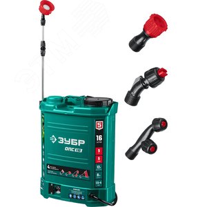 Опрыскиватель аккумуляторный, 16 л бак, 12В, 8Ач - фото 1